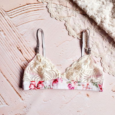 Conjunto Melody Crudo con moños