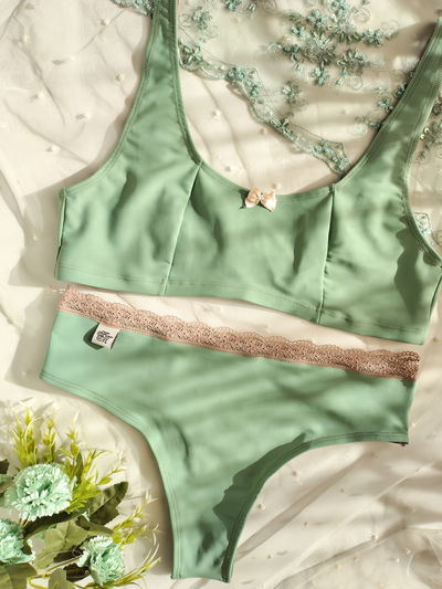 conjunto Simona lycra Menta