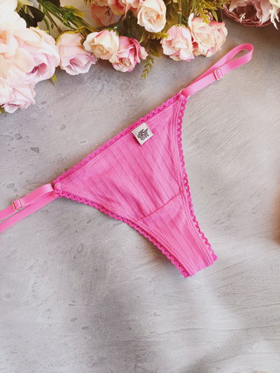 Tanga Tiffany Morley Rosa Fuerte