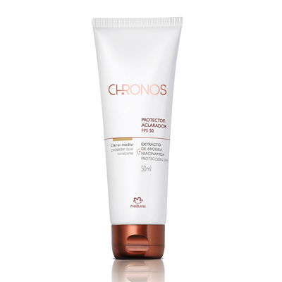 Protector aclarador FPS 50+ - 50 ml - Chronos