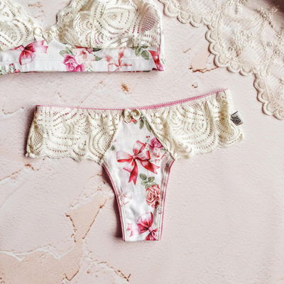 Culottin Melody Crudo con moños