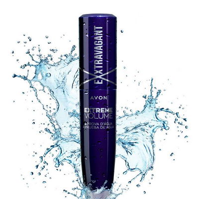 Avon Exxtravagant Extreme Volume Máscara para Pestañas a Prueba de Agua - Avon
