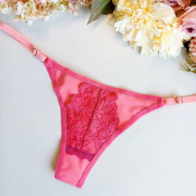 Tanga Tiffany Lycra Coral