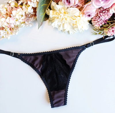 Tanga Tiffany Lycra Chocolate