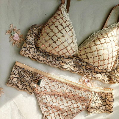 Conjunto Carola Lentejuelas Crudo