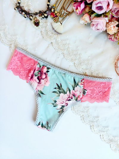 Culottin Frani Modal Flores Celeste