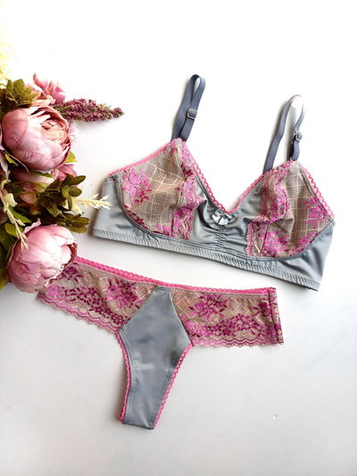 Conjunto Francesca modal gris