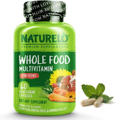 Multivitamínico - NATURELO  - WHOLE FOOD - For Teens- Cápsulas - USA