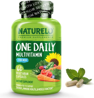 Multivitamínico - NATURELO - One Daily Men - Cápsulas - USA