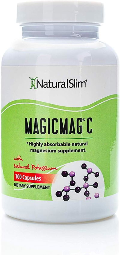 Magnesio Citrate - NATURAL SLIM -  MagicMag C - Cápsulas -  USA