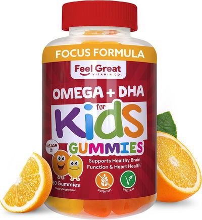 Omega para niños - FEEL GREAT - Gomitas - USA