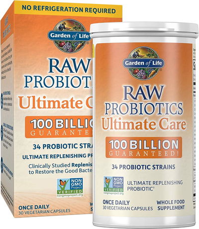 Probioticos - GARDEN OF LIFE - RAW PROBIOTICS ULTIMATE CARE - Cápsulas - USA