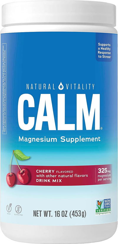 Magnesio Citrate - NATURAL VITALITY CALM - Polvo 453 g - USA