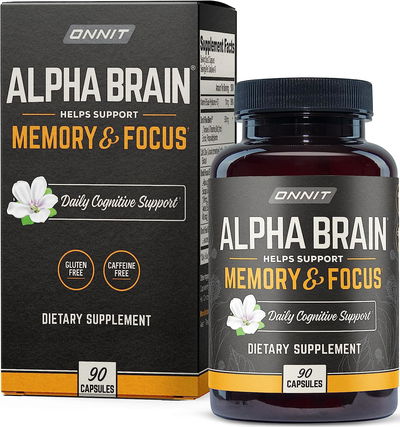 Soporte cerebral nootrópico - ONNIT - MEMORY & FOCUS - Cápsulas - USA