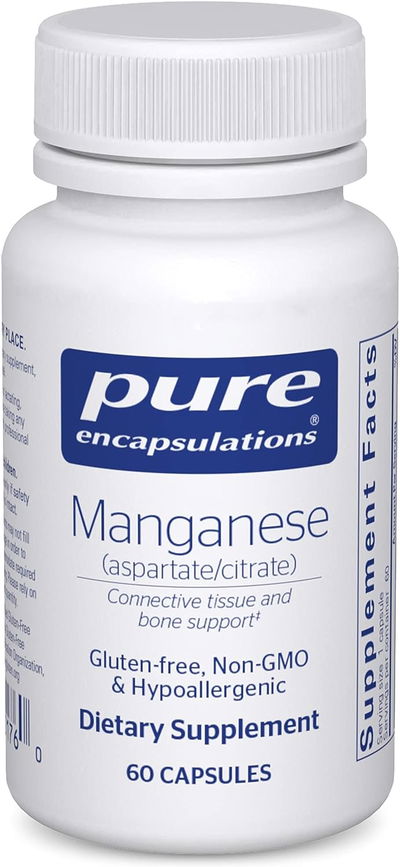 Manganeso Aspartate Citrate - Pure Encapsulations -  Cápsulas - USA