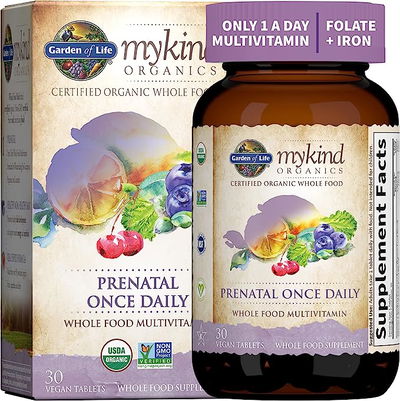 Suplemento Prenatal - Garden Of Life - Mykind Organics- Pastillas - USA