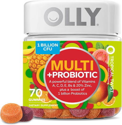 Multivitamínico Con Probióticos - OLLY- MULTI+PROBIOTICS - Gomitas - USA