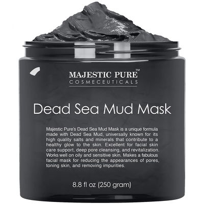 Máscara Facial De Barro Del Mar Muerto - Majestic Pure - USA