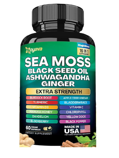 Sea Moss  - Formula Avanzada - Zovaya- - Cápsulas - Made USA