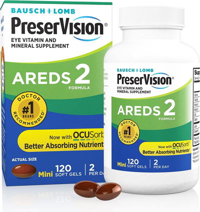 Vitaminas oculares - PreserVision AREDS 2 - Cápsulas - USA