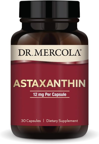 Astaxantina (12mg) - Dr. MERCOLA - Cápsulas - Made USA