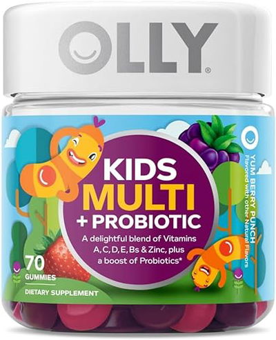 Multivitaminico + Probioticos - OLLY Kids - Gomitas - Made USA