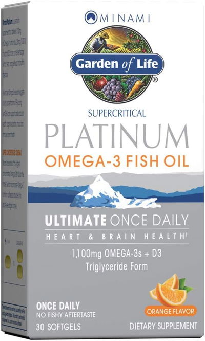 Omega 3 - Ultra Premium - GARDEN OF LIFE - Cápsulas - Made USA