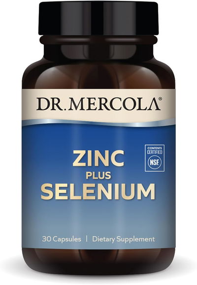 Zinc Plus Selenium - Dr. MERCOLA - Cápsulas - Made USA