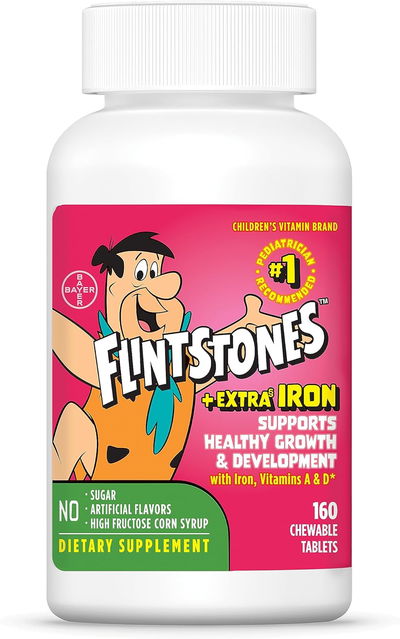 Multivitaminas + Hierro - Kids - FLINTSTONES - Masticables - Made USA