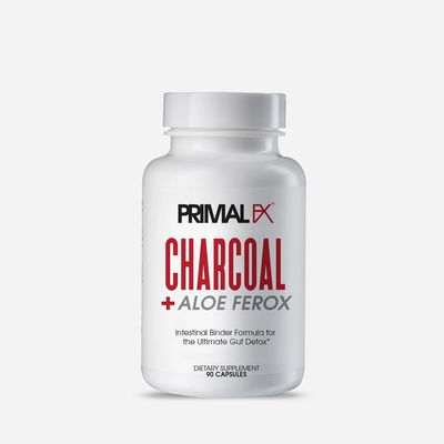 CHARCOAL + ALOE FEROX - PRIMAL FX - Dr Ludwig - Cápsulas - Made USA