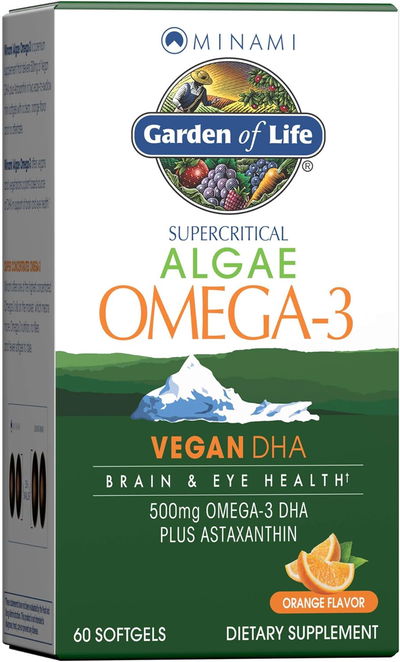 Algas Omega 3 DHA - GARDEN OF LIFE - Cápsulas - Made USA