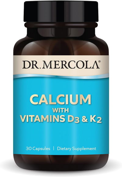 Calcio Vitaminas D3 Y K2 - Dr. MERCOLA- Cápsulas - Made USA