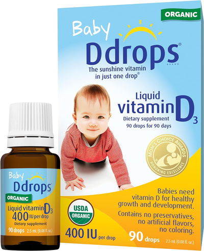 Vitamina D - DDROPS - Bebes - Gotas - Made USA