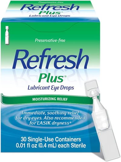 Gotas Lubricante Ojos - REFRESH - Plus - Porcion Individual - Made USA