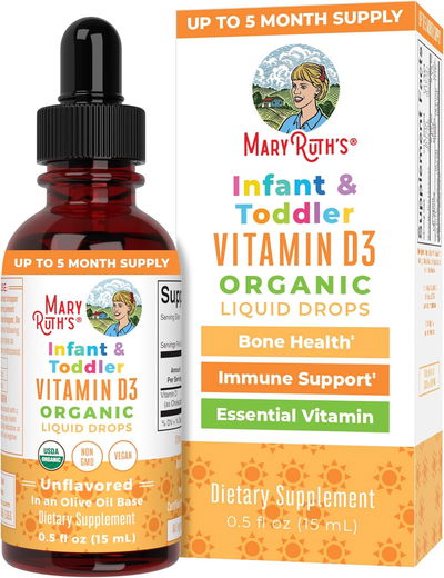 Vitamina D - MARYRUTH ORGANICS - Bebe Y Niños - Gotas - Made USA