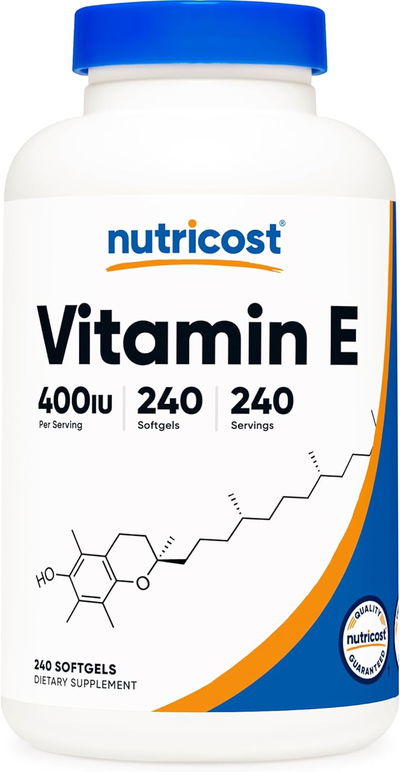 Vitamina E - NUTRICOST- Cápsulas - Made USA