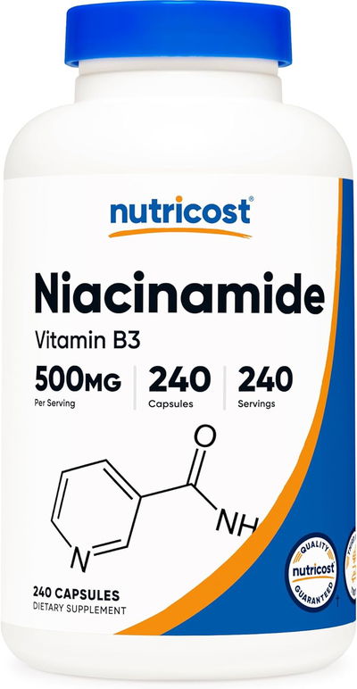 Vitamina B3 - NUTRICOST - Cápsulas - Made USA