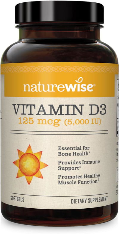 Vitamina D - NATUREWISE - Cápsulas - Made USA