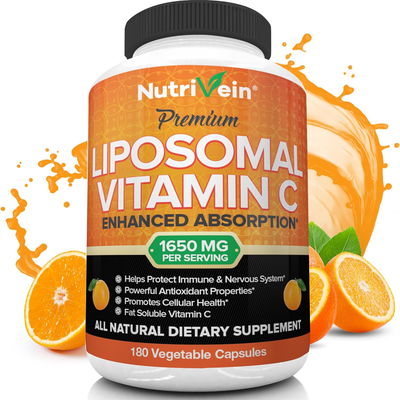 Vitamina C Liposomal - NUTRIVEIN - Cápsulas - Made USA