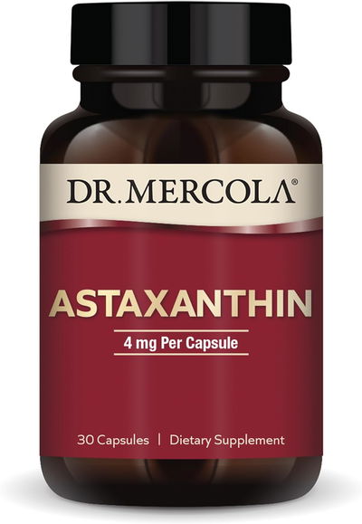 Astaxantina (4mg) - Dr. MERCOLA - Cápsulas - Made USA