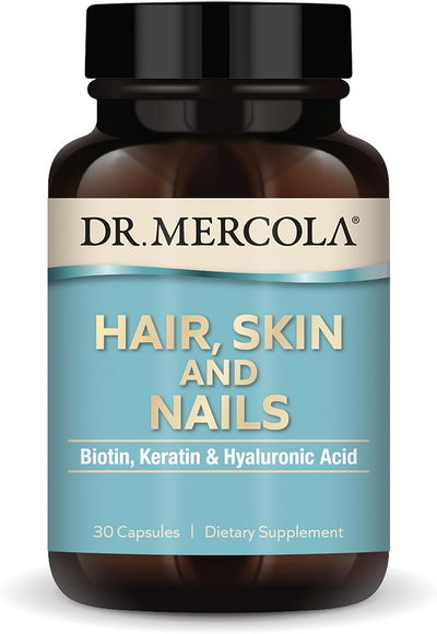 Cabello - Piel - Uñas - Dr. MERCOLA - Cápsulas - Made USA