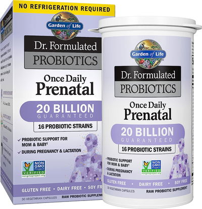 Probioticos Prenatal Mujeres - GARDEN OF LIFE - Made USA