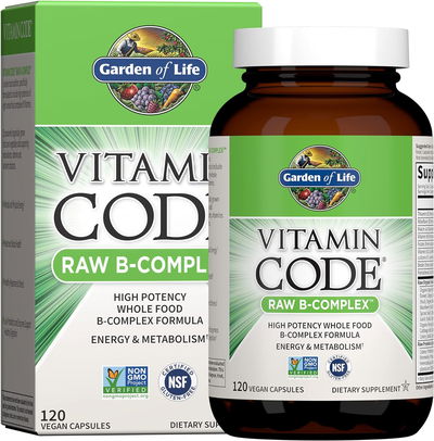 Complejo Vitaminico Raw B - GARDEN OF LIFE - Cápsulas - Made USA