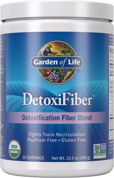 Fibra desintoxicante - GARDEN OF LIFE - Polvo - Made USA