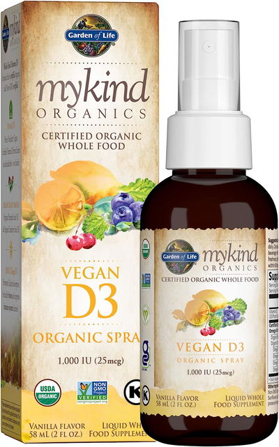 Vitamina D3 - GARDEN OF LIFE - Spray - Made USA