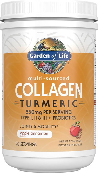 Colágeno Con Cúrcuma - GARDEN OF LIFE - Polvo - Made USA