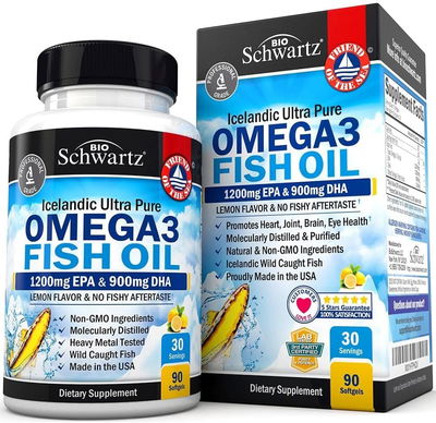 Omega 3 - BIOSCHWARTZ - Cápsulas - Made USA