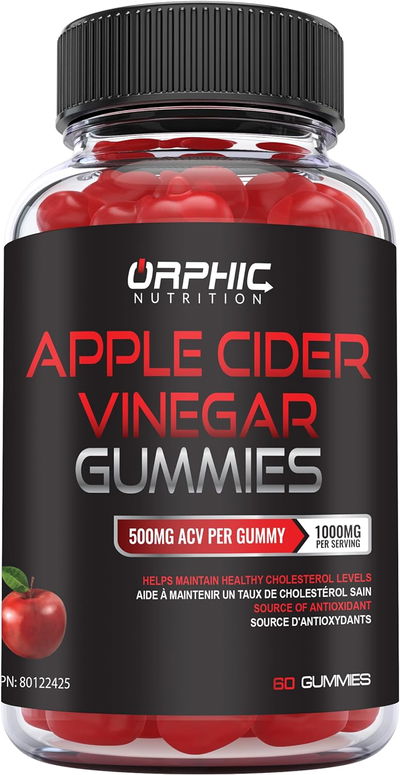 Suplemento De Vinagre De Sidra De Manzana - ORPHIC - Gomitas - Made USA