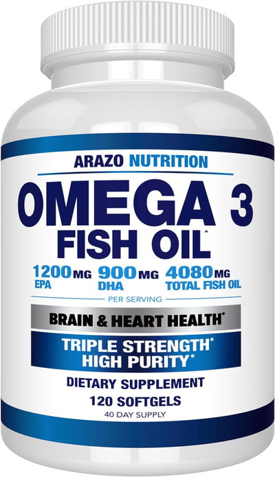 Omega 3 - ARAZO NUTRITION - Cápsulas - Made USA