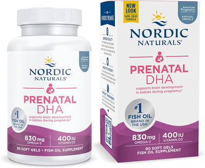 Prenatal DHA - NORDIC NATURALS - Made USA